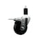 Service Caster 3.5'' Phenolic Swivel 1-3/8'' Expanding Stem Caster Total Lock Brake SCC-EXTTL20S3514-PHS-138 - alternate 1